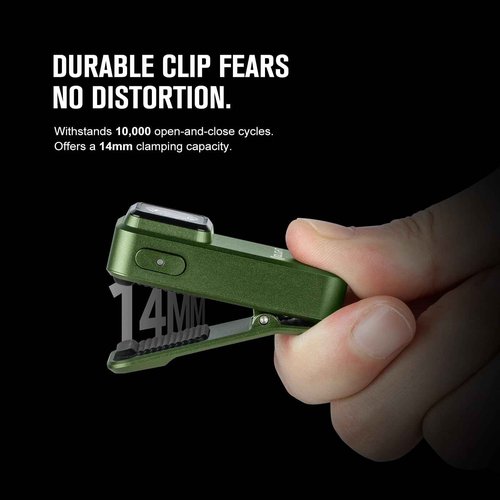 OLIGHT Baton4 Rechargeable EDC Pocket Flashlight 1300 Lumens Bundles with Oclip 300 lm Dual Sources Compact Clip Light