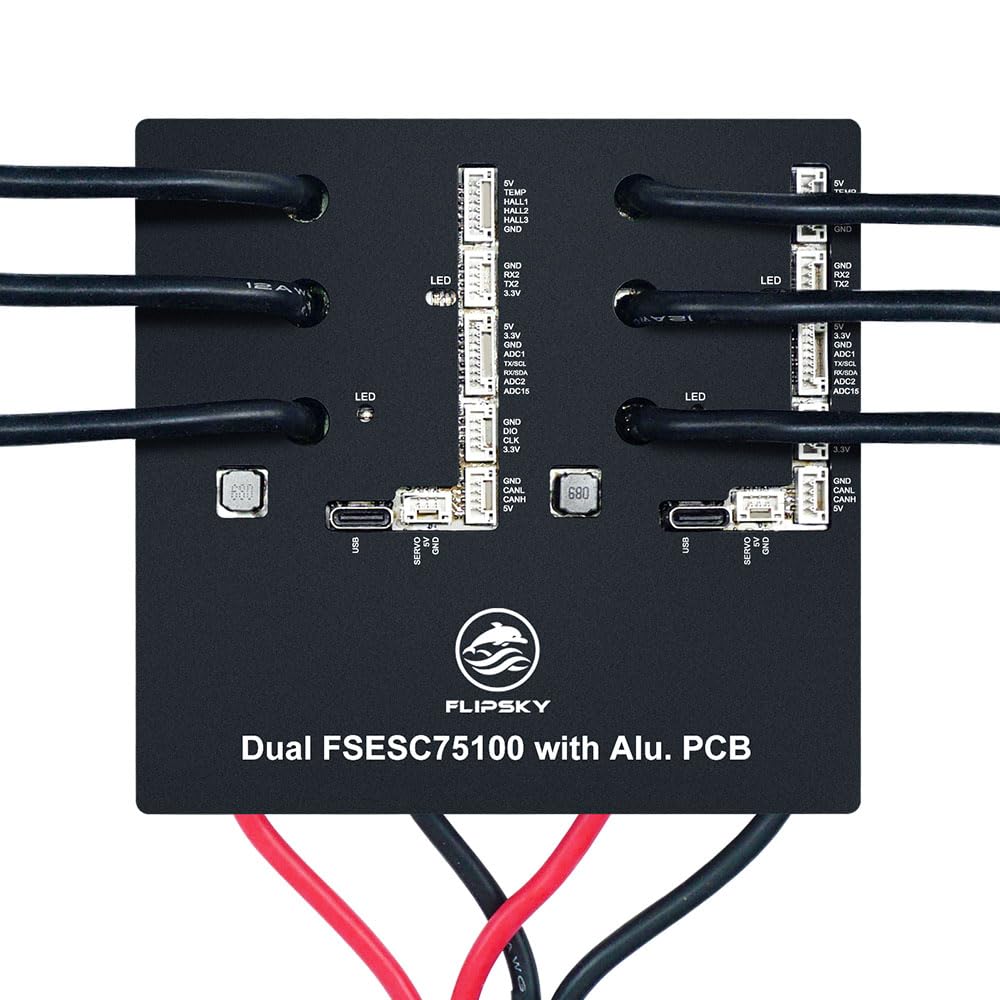 FLIPSKY 75100 FOC 75V 200A Dual ESC with Aluminum PCB for Electric Skateboard/Scooter/Ebike Speed Controller