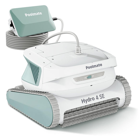 Chasing Hydro 4 SE Pool Vacuum for Inground Pools | Robot Cleaner for Floor, Wall & Waterline | Always Cleaning, Never Charging | 40ft Cord | 4.1L Filter Basket for Inground & Above Ground Pools