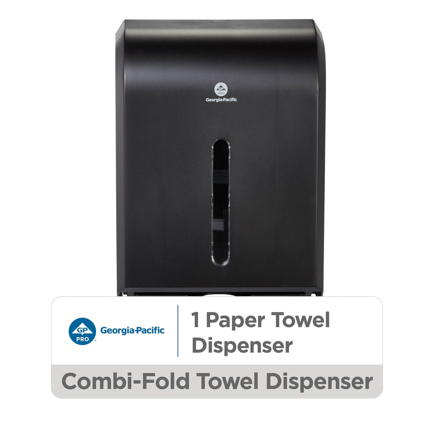 Georgia-Pacific Combi-Fold Paper Towel Dispenser, 56650A, Black