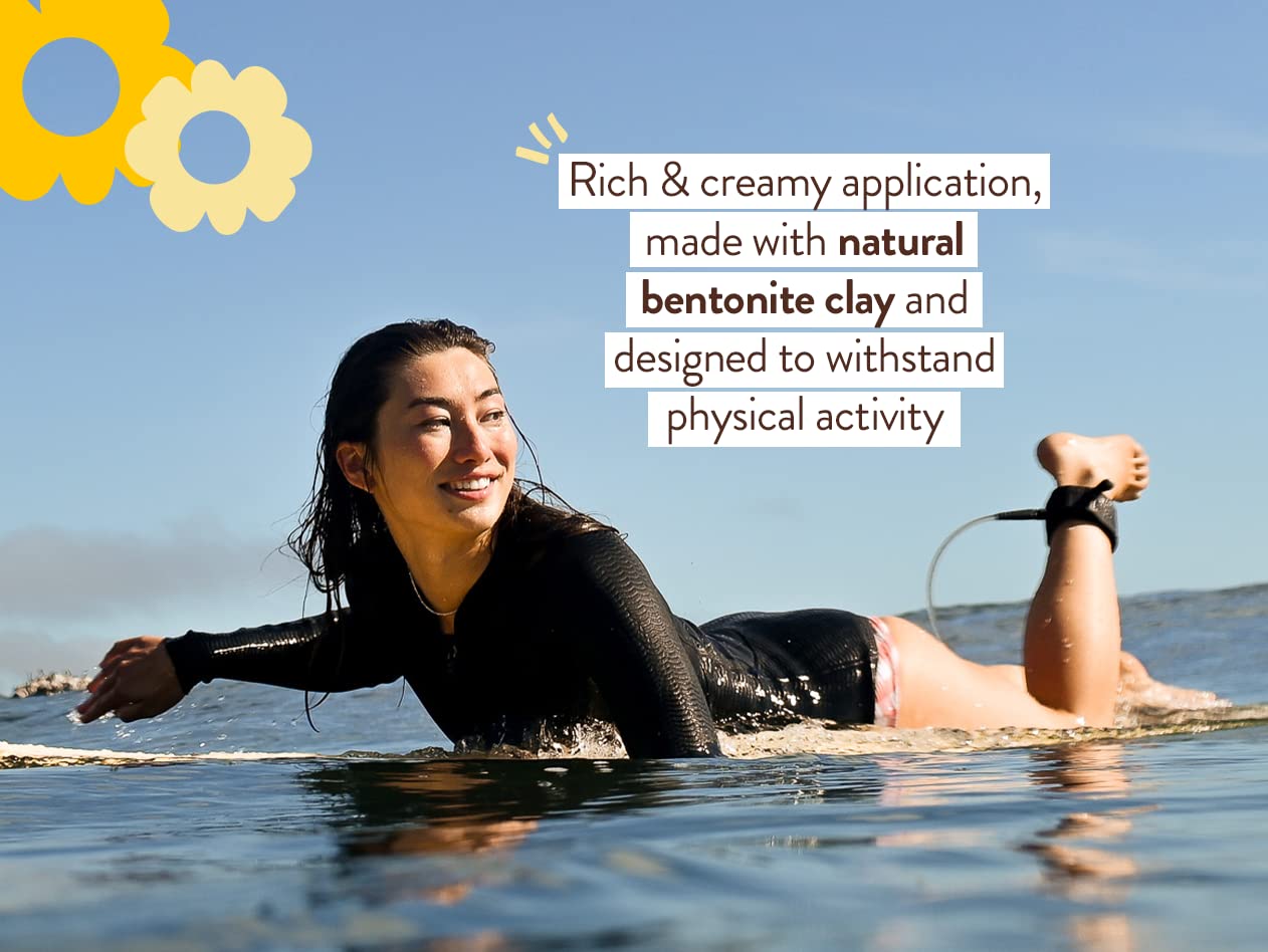 Babo Botanicals Swim & Sport Mineral Sunscreen Balm SPF50 - Natural Zinc Oxide - For Face & Body - For all Ages - Dermatologist