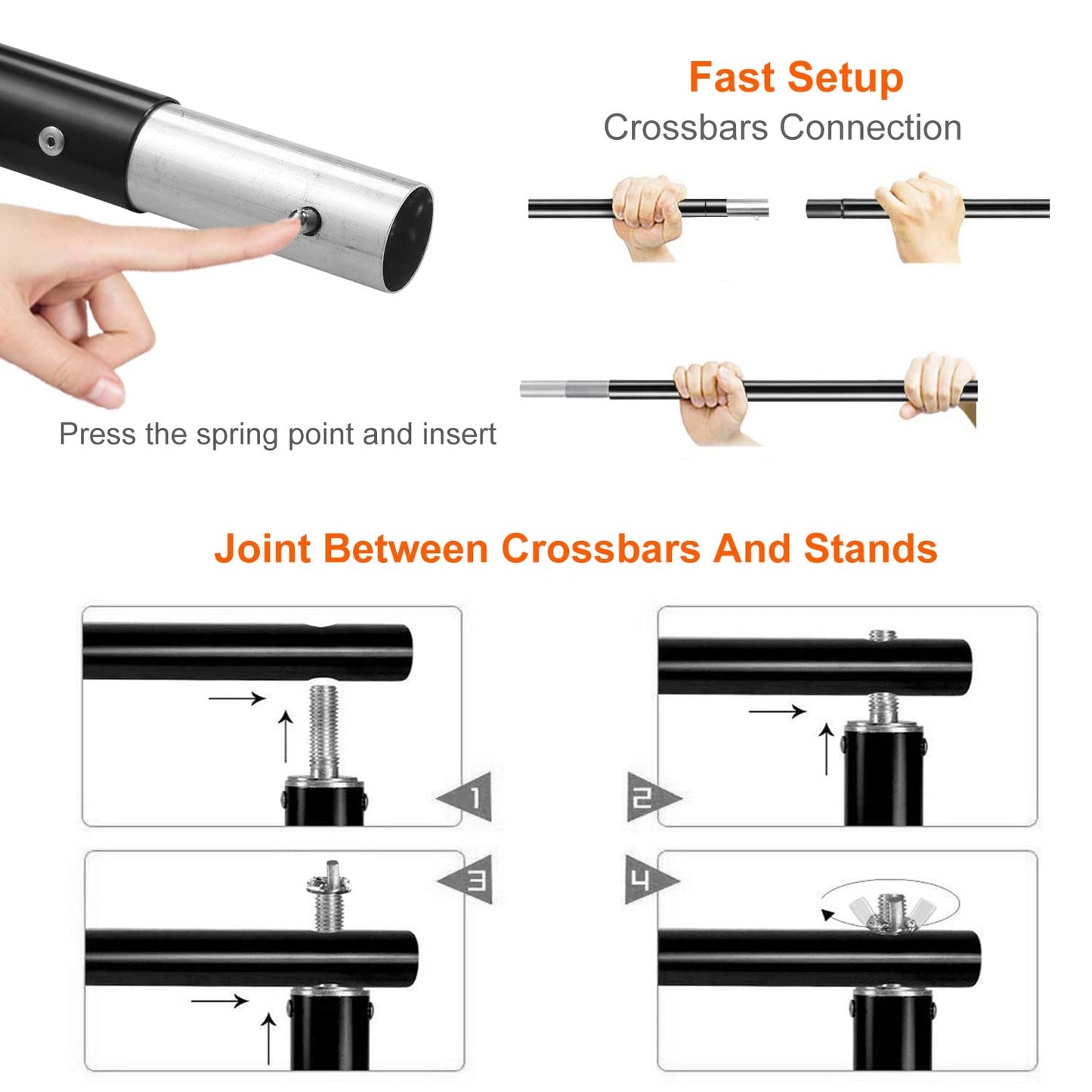 Imountek Backdrop Stand For Parties, Photographic Studio Photo Backgrounds 10Ft Adjustable Photo Backdrop Stand Kits With A Carr