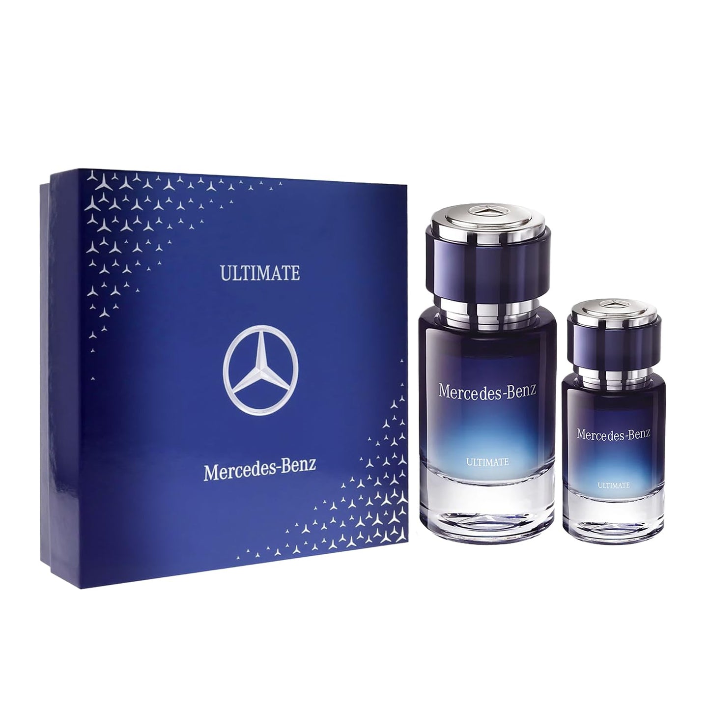 Mercedes-Benz For Men Ultimate Giftset - Eau de Parfum for Men - Long Lasting Mens Cologne - Amber, Patchouli Cologne for Men - Perfume for Men - 2 Pc