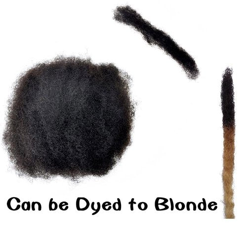 BESHINNAAUL Afro Kinky Bulk Human Hair,2 Bundles/Package,50 Grams/1.76 Oz Each Bundle,Natural Black #1B Ideal for Dreadlocks Extension,Twists and Braids #1B,12inch