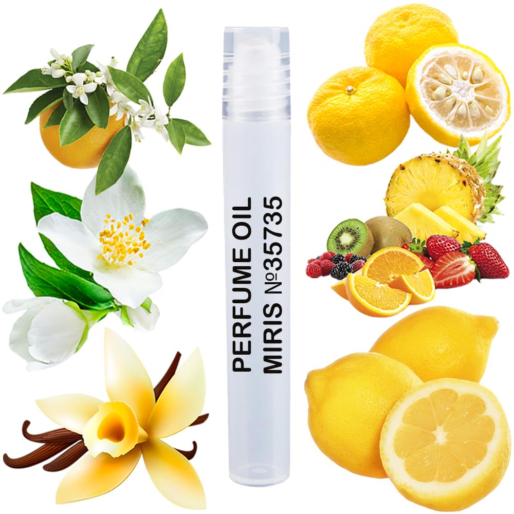 MIRIS No. 35735, Inspired by Donna, Long-Lasting Perfume Oil for Women Roll-On, Rollerball 0.34 Fl Oz / 10 ml