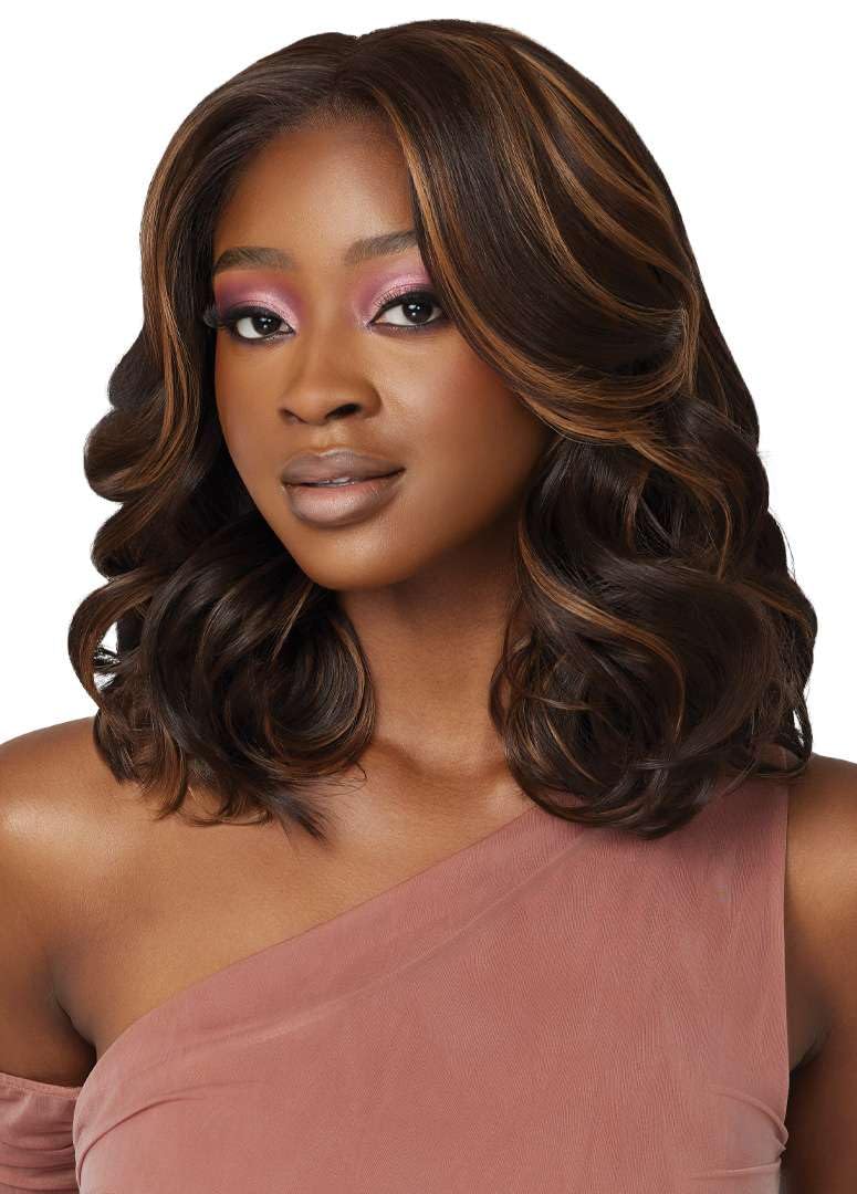 Outre Lace Front Wig - Perfect Hair Line 13X4 - Jeannie (ROSY BLONDE)