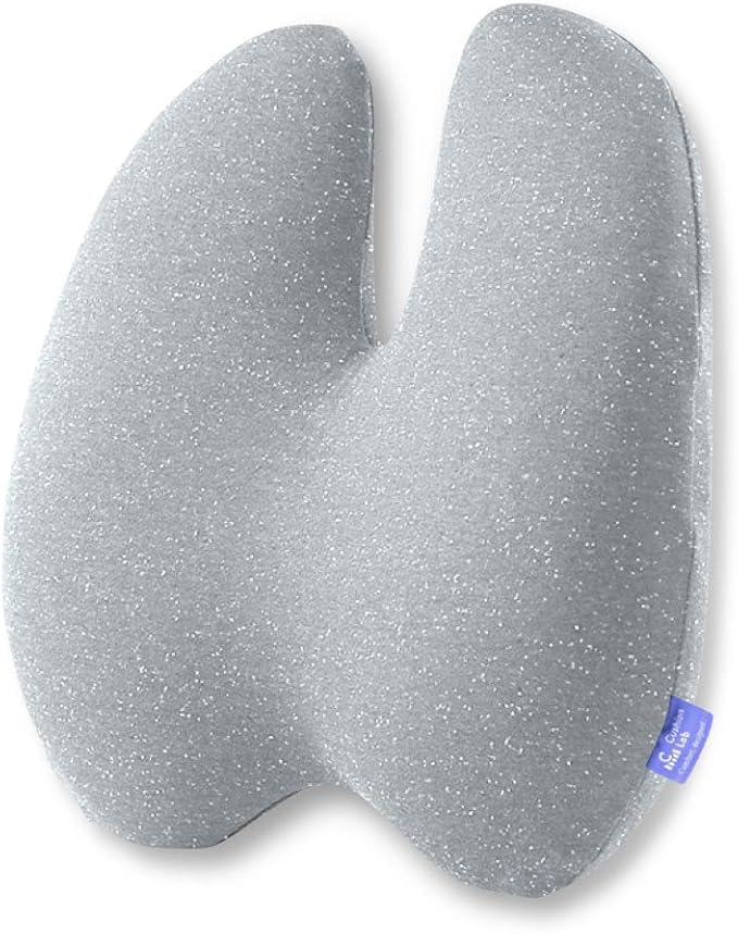 C CUSHION LAB Extra Dense Lumbar Pillow - Patented Ergonomic Multi-Region Firm Back Support for Lower Back Pain Relief - L...