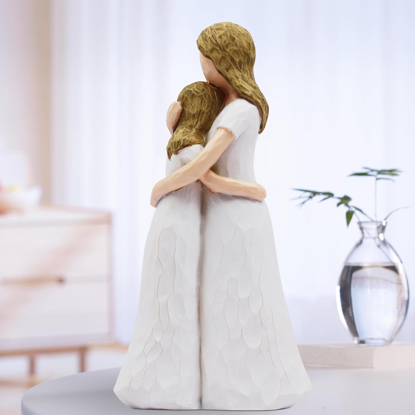 BORLESTA Mothers Day Birthday Gifts for Mom - Mom Birthday Gifts, Mother of The Bride Gifts, Moms Gifts from Daughters, Mother in Law Gifts, Mothers Daughter 5.7" Figurines Statue