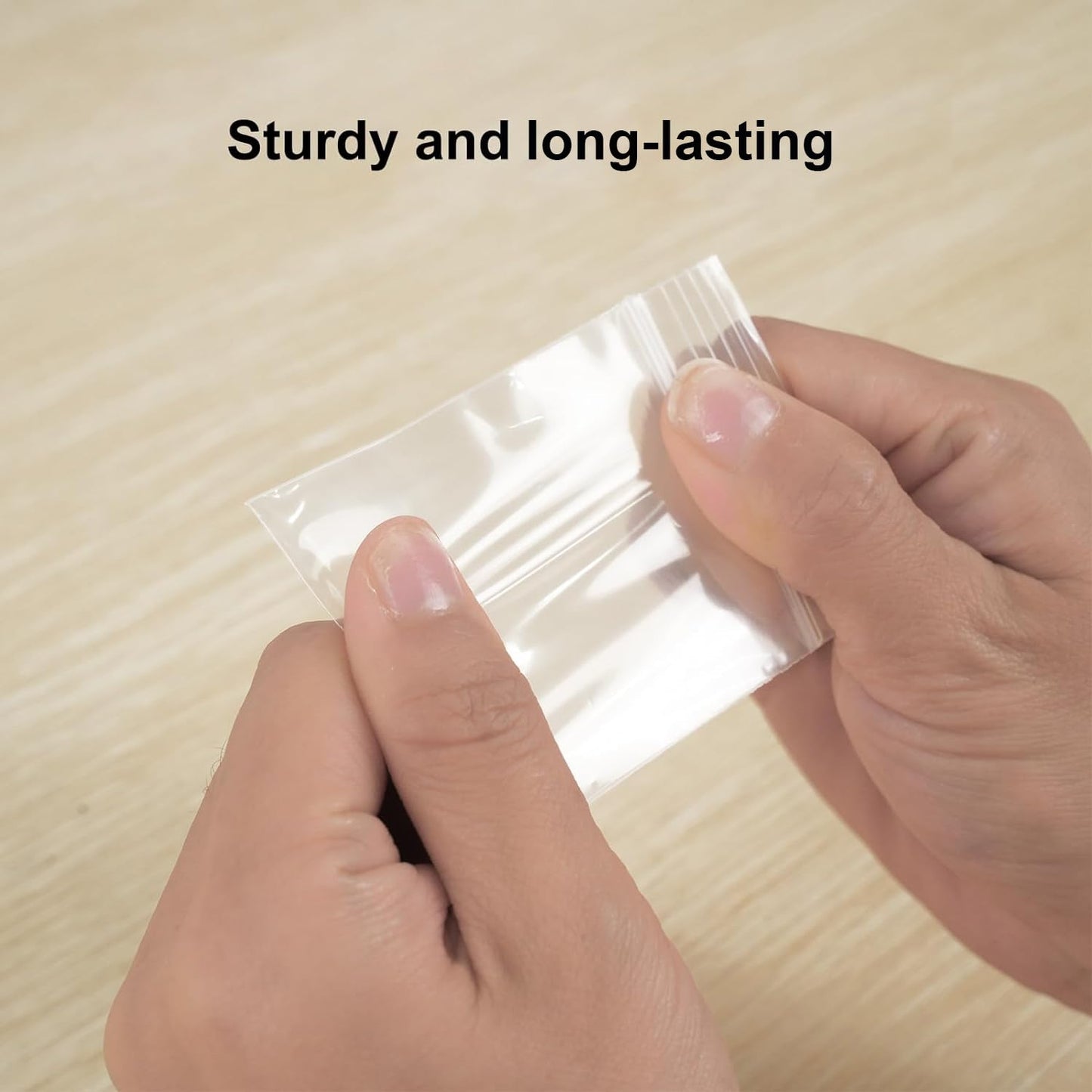 WEGOUP 120 PCS Small Plastic Bags for Jewelry, 2" x 2.76" Resealable Clear Poly Baggies, 2.4 Mil Mini Zip Bags for Small Business, Storage, Gifts, Candy, Screws