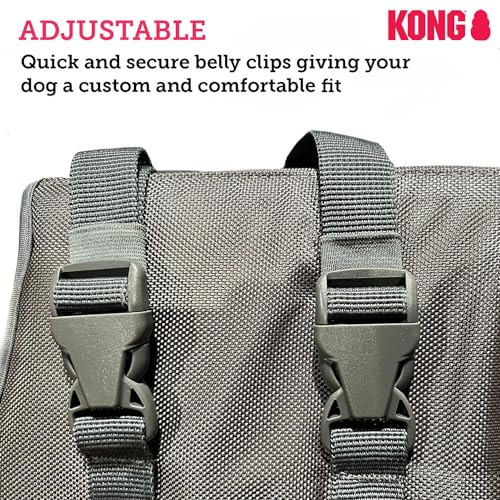 KONG HydroPro Dog Flotation Life Jacket Vest, Swimming Float Aid with Safety Handle, Adjustable Comfortable Durable Preser...