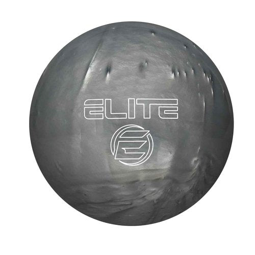 ELITE Pre-Drilled Star Polyester Bowling Ball - Great for Spare Shooting League Bowlesr or Straight Bowling - Perfect Gfit for Beginner Bowlers (14 Pound - Medium Drilling, Silver Pearl)