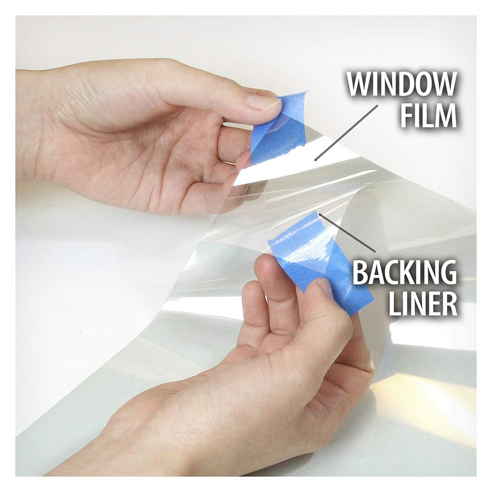 BDF S8MC Window Film Security and Safety 8 Mil Clear - 24in X 12ft