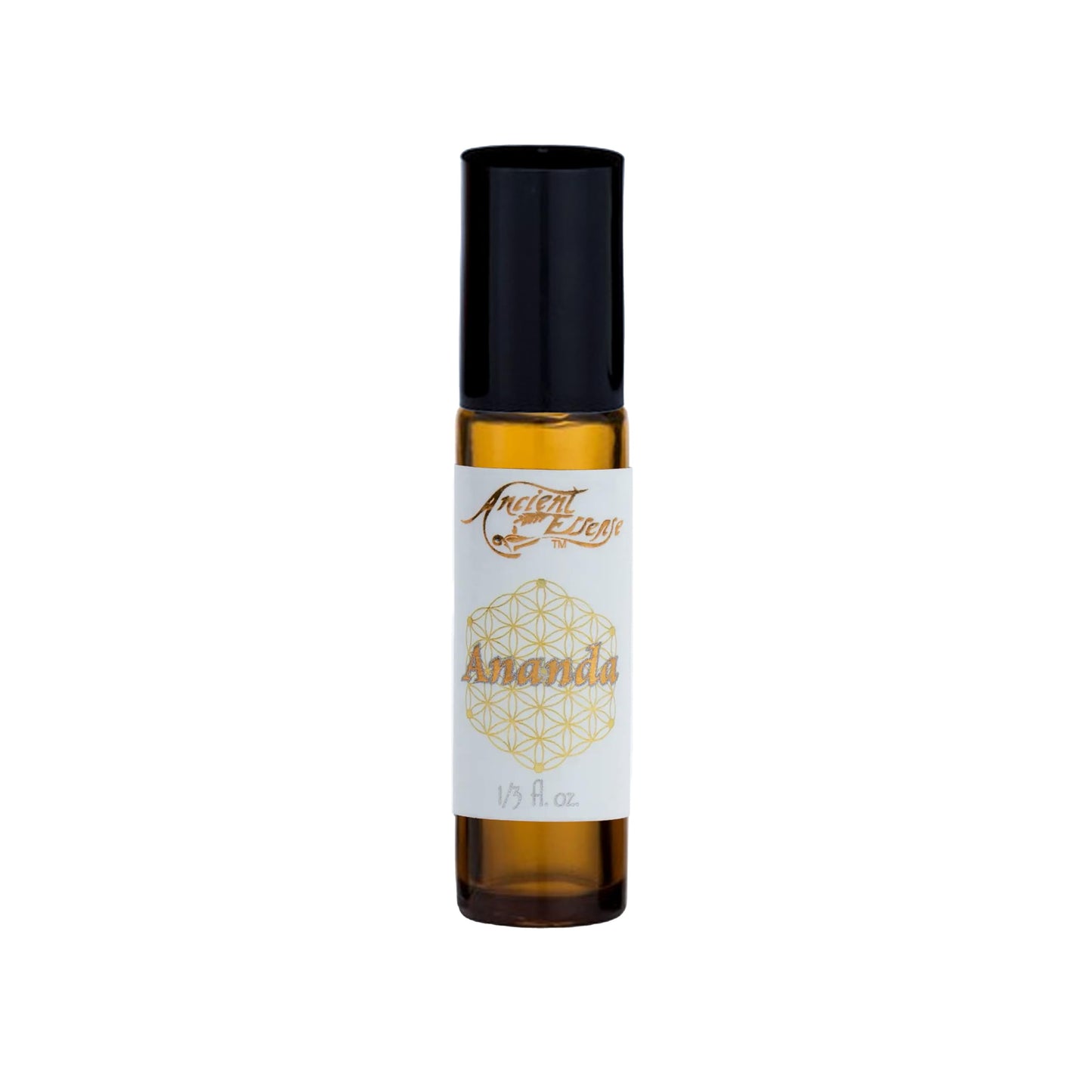 Ancient Essence Ananda Roll On Essential Oil Blissful Blend of Amber & Frankincense Creates Light & Mild Aroma Soothing Aromathe