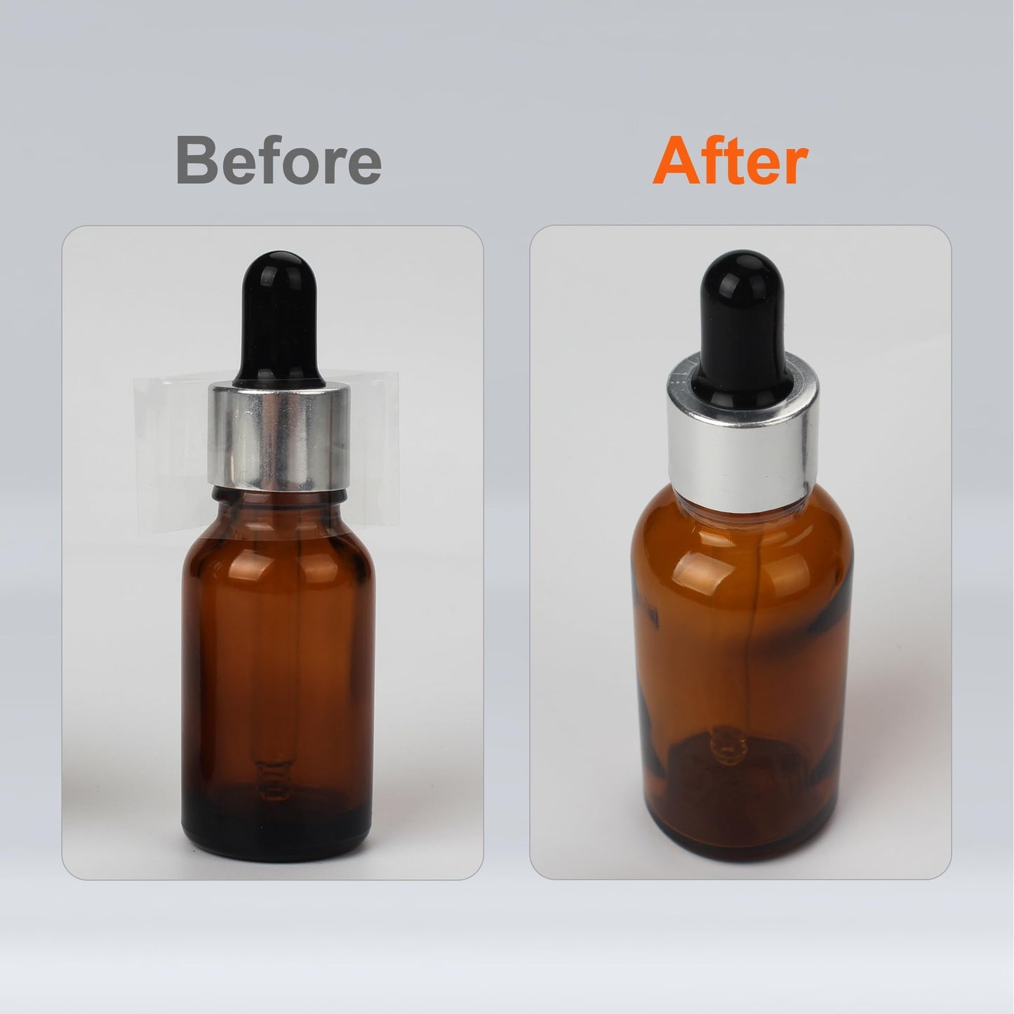 600Pcs Shrink Wrap for Bottles Bands Jars - Clear Heat Shrink Bottle Seals, Easy to use, for Essential Oil Bottle, Dropper Bottle and Test Tube Bottle Cap (1.8 x 1.2 Inch / 45x30mm)