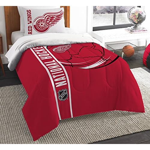 Officially Licensed NHL Twin or Full/Queen Comforter and Sham Set
