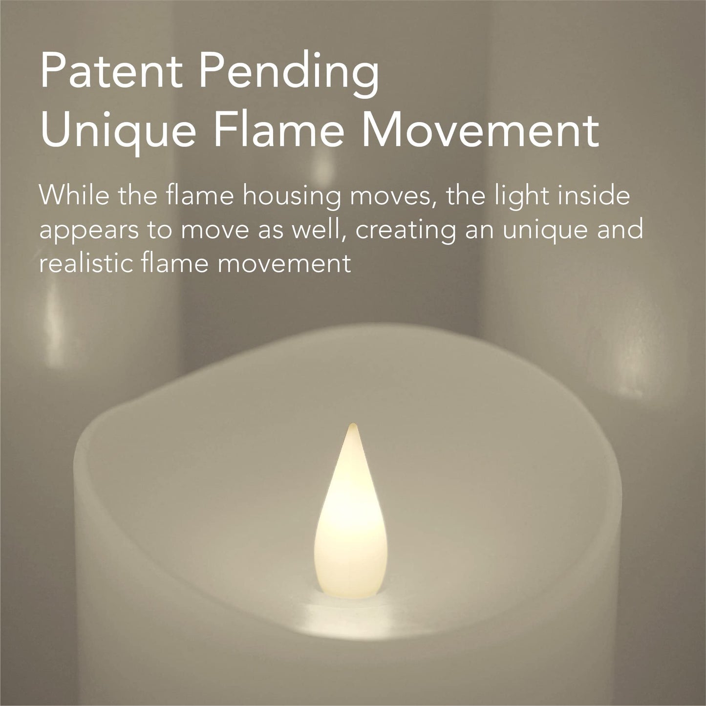 Softflame Flameless LED Candles with Remote Control, 4"x 8.3"Flickering 3D Moving Flame Battery Operated Candles in Real Wax Shell for Indoor Use, Home Decor White