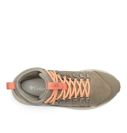 Columbia Women's Trailstorm Crest Mid Waterproof, Kettle/Peach, 7.5