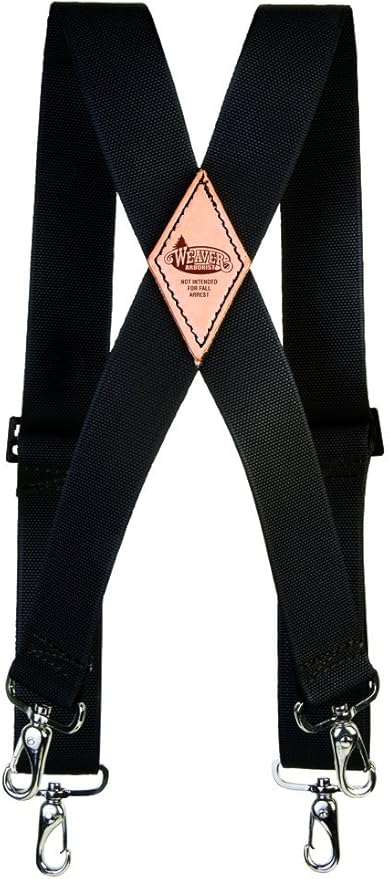 Weaver Leather Arborist Nylon Saddle Suspenders, Black