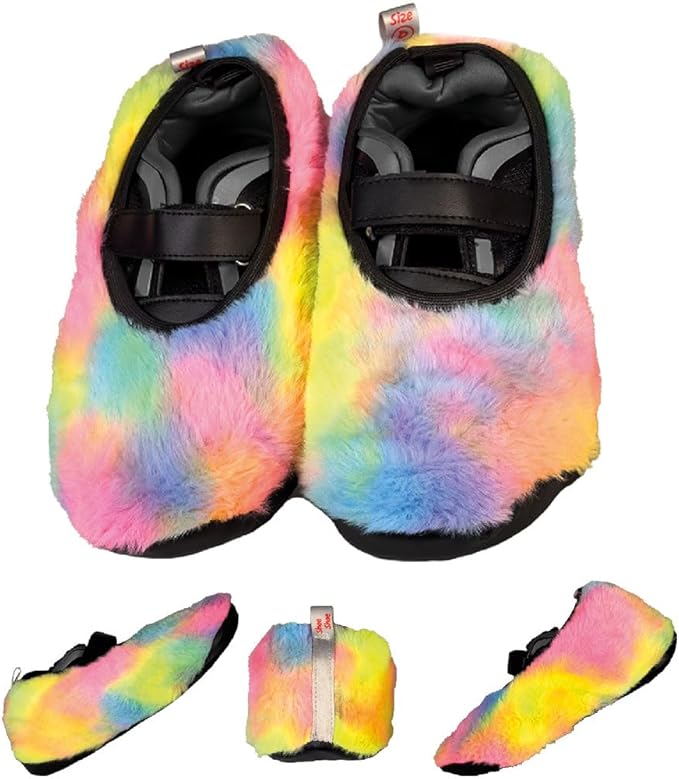 Premium Adult and Kid Shoe Covers - Keep your space clean: Home, Car, After Sports, Suitcase, Classroom - Durable, Machine-washable, Non-slip, Reusable (1 pair)