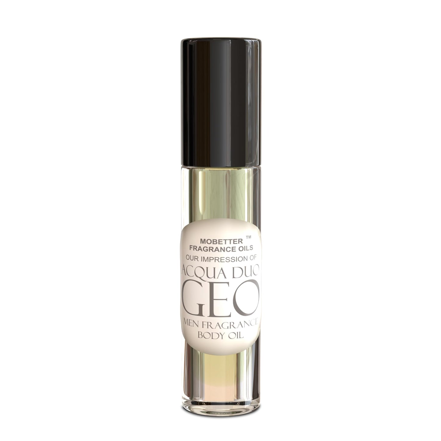 MOBETTER FRAGRANCE OILS Aqua Duo Geo Cologne Body Oil for Men (10ml Roll On)
