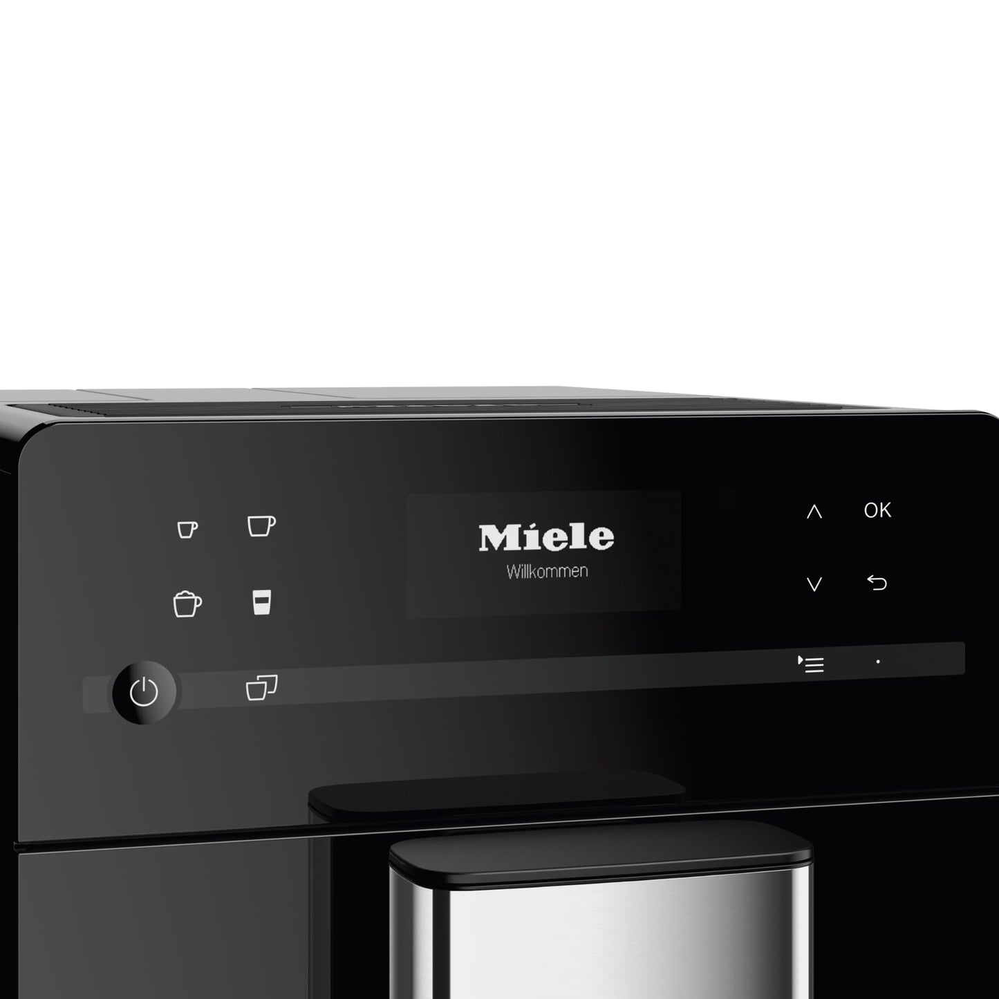 Miele CM 5310 Silence Automatic Coffee Maker - With OneTouch for Two, AromaticSystem, Individual Profile Settings, and Cleaning Programs, in Obsidian Black