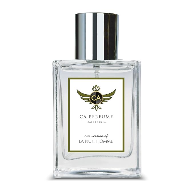 CA Perfume Impression of La Nuit Homme for Men Woody Spicy Fragrance Long Lasting Mens Cologne Eau De Parfum 1.7 Fl Oz 50ml