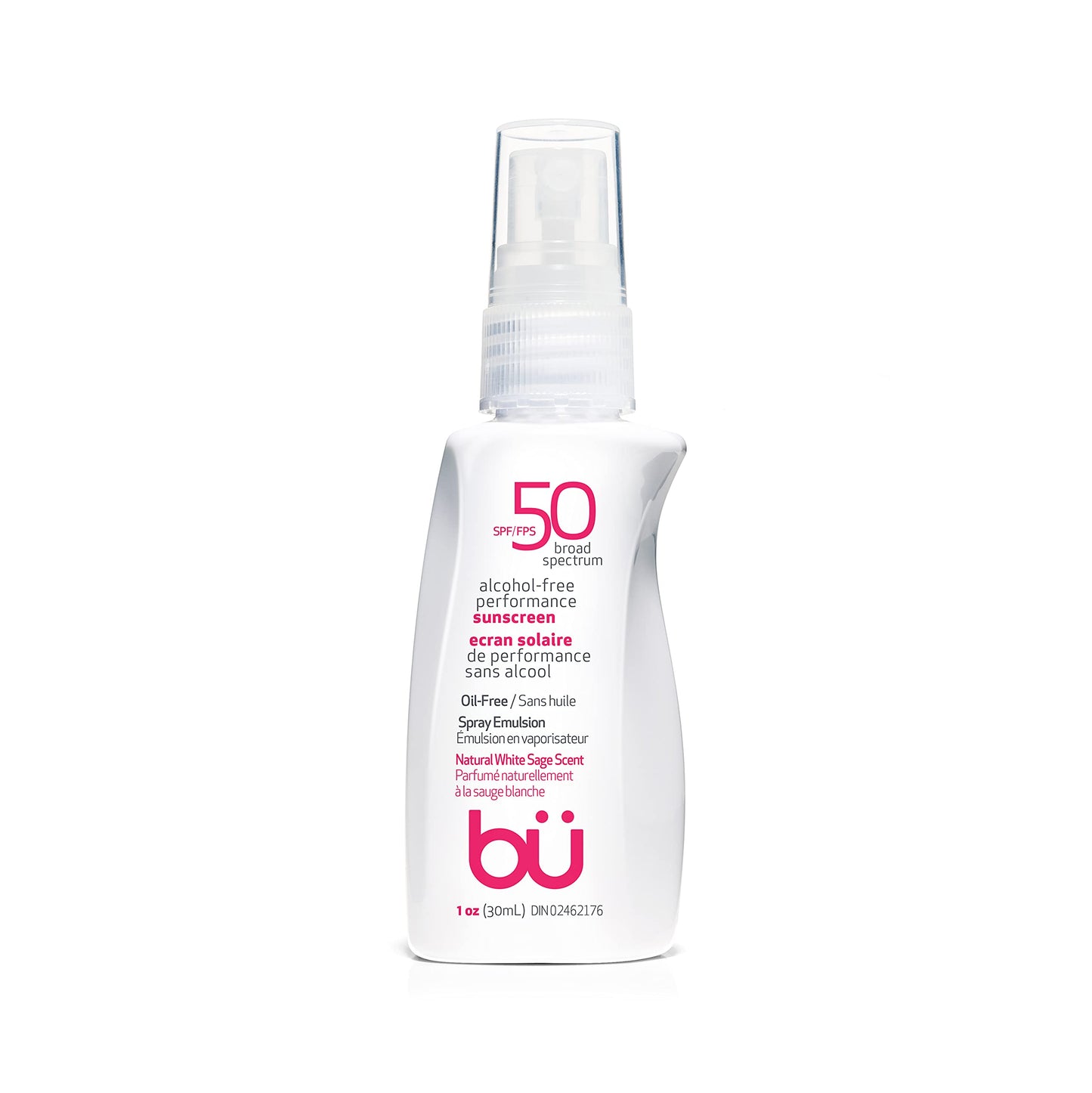 BU SPF 30 Sunscreen Spray for Face and Body, Non Aerosol Spray, Clear WOWmist, TSA Travel Size Sunblock, Oil Free and Water Resi