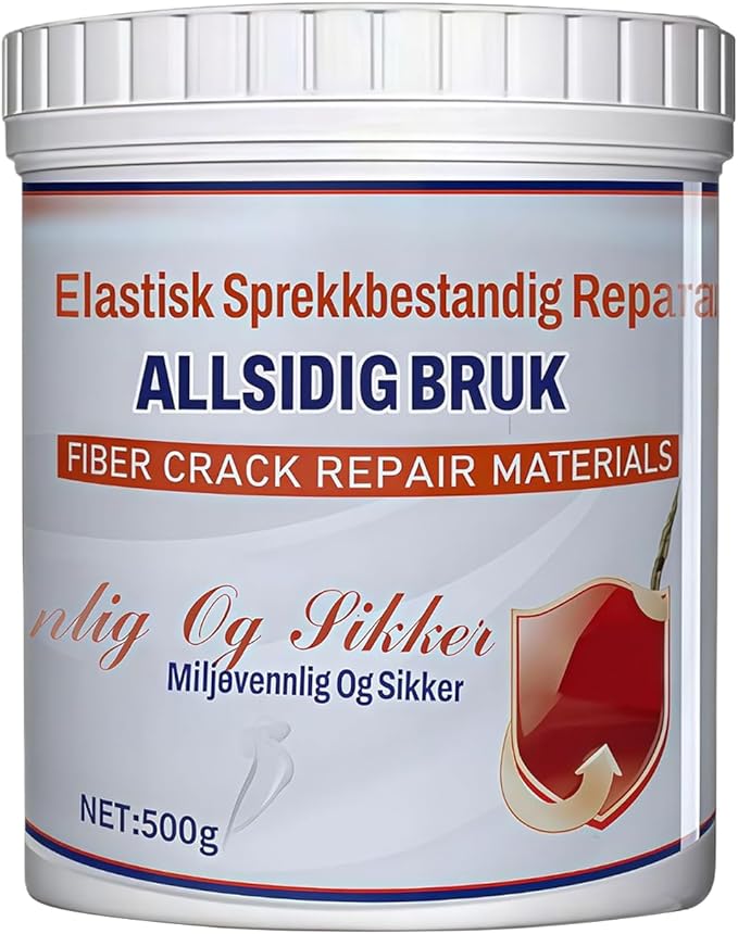 Elastic Cr-ack Resistant Wall Repair Paste, Quick-Drying, 500g, Hole Filler Putty, Wall Repair Paste, Strong Adhesion, for Home Indoor Kitchen Ceiling Walkway Fiberglass Metal Glass
