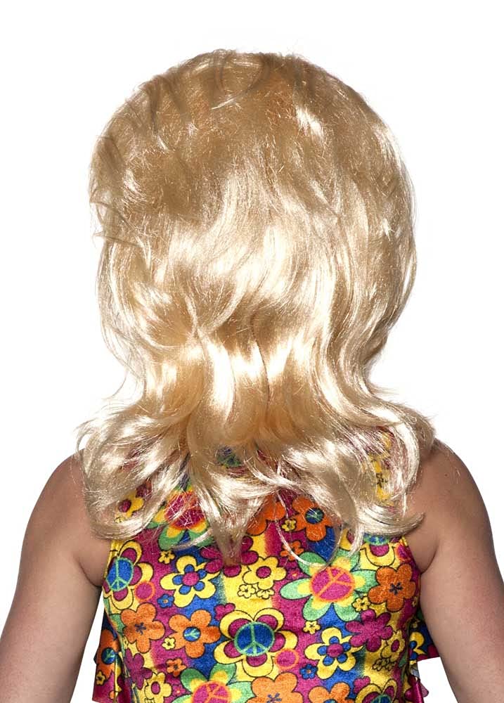 UNDERWRAPS Halloween Costume 1960's Bouffant Synthetic Wig With Ribbon