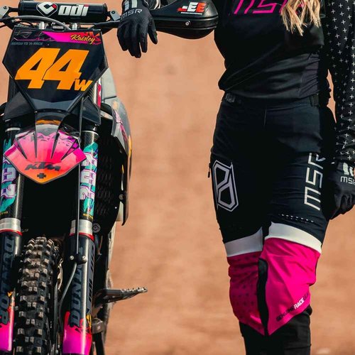 MSR Women's Nova Pants Size 7/8 Black/Pink