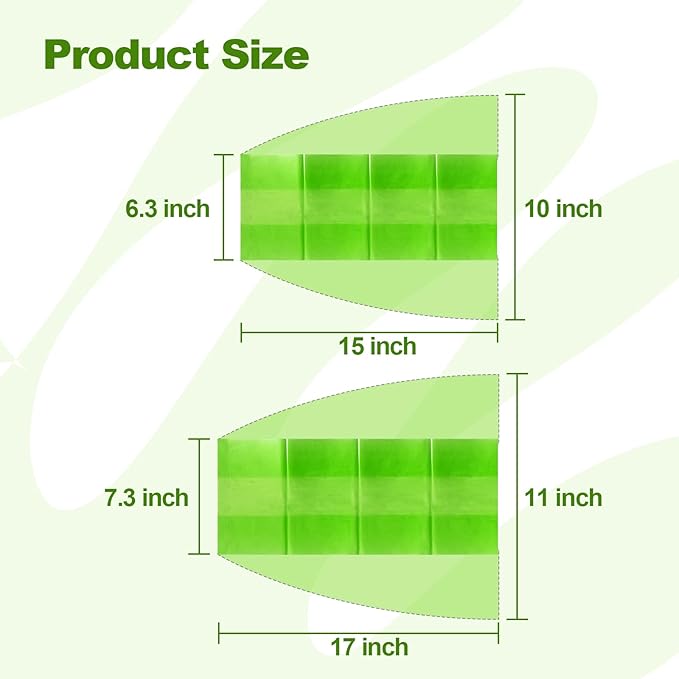 Green Fresh Bags, Keep it Fresh Produce Bags Reusable Green Fresh Bags Keeps Fruits, Vegetables and Cut Flowers, Fresh Longer, BPA-Free (40 Pack)