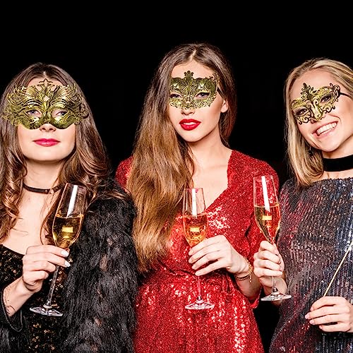 yeload Masquerade Masks 100 Bulk Vintage Masks of Masquerade Party, Venetian, Mardi Gras, Halloween, Masks for Women, Men