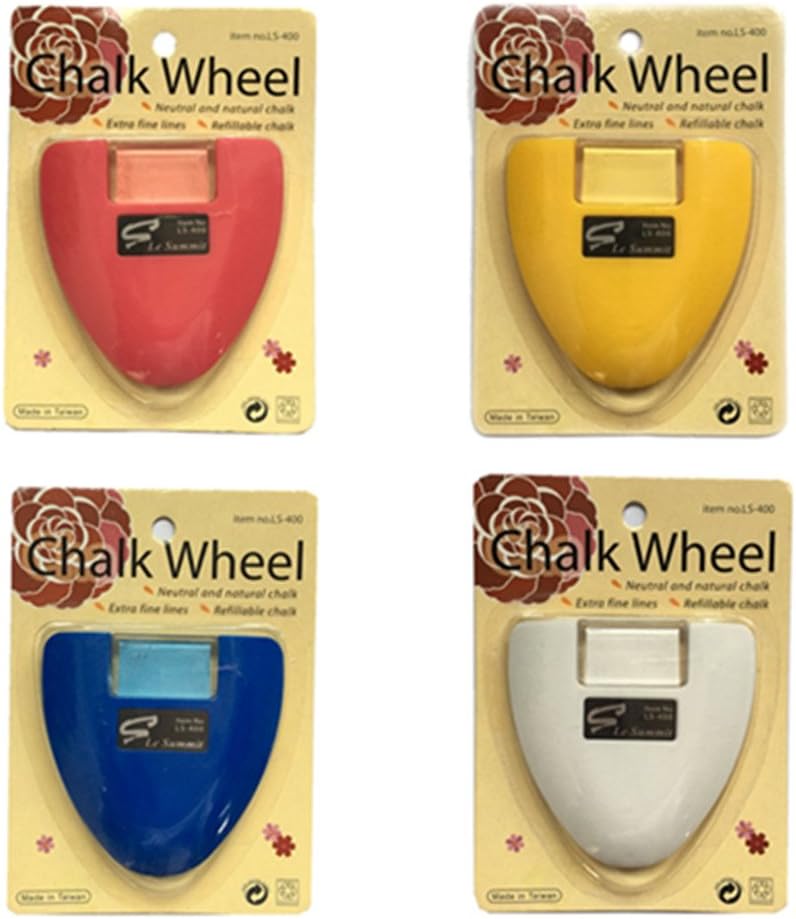 YEQIN Chalk Wheel Fabric Marker Tailor's Chalk DIY Sewing Parts (Yellow)