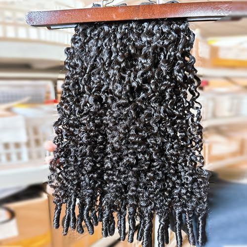 Burmese Curly Clip in Hair Extensions Human Hair 3C4A Lace Clip in Human Hair Extensions 2 Pack 240g 14pcs Spirally Curly Classic Clips Ins Real Human Hair Extension Full Head For Black Women 12 Inch