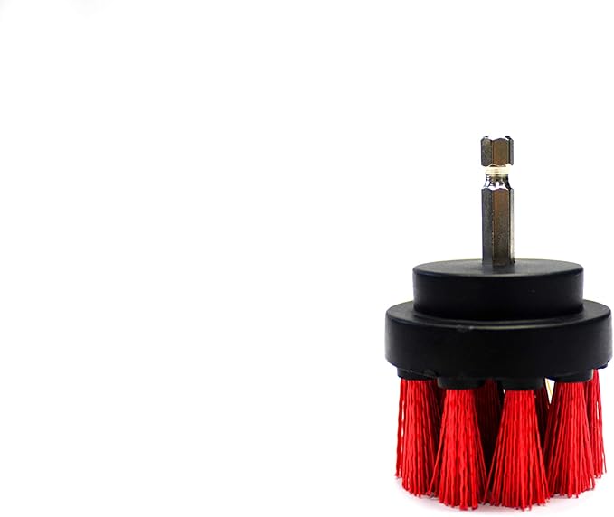 Maxshine Universal M8 Medium-Duty Upholstery & Carpet Drill Brush (2”) | Power Scrubber Attachment for Car Detailing | Removes Grime, Stains & Spots from Leather, Fabric, Seats & Carpets