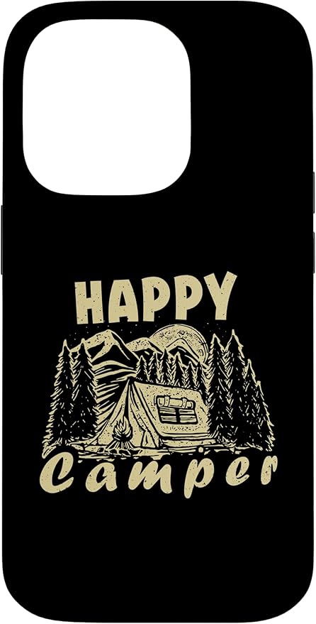 Happy Camper Outdoor Hiking and Camping Lifestyle Adventure Case for iPhone 14 Pro