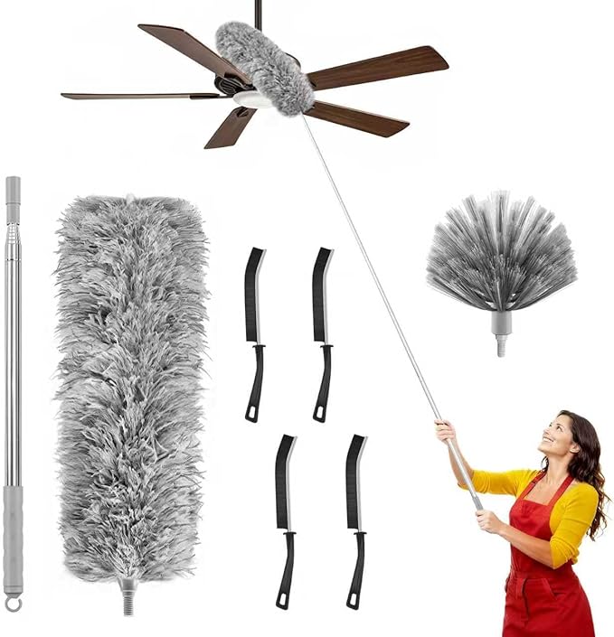 Retractable Gap Dust Cleaner Cleaning Tools 7-in-1
