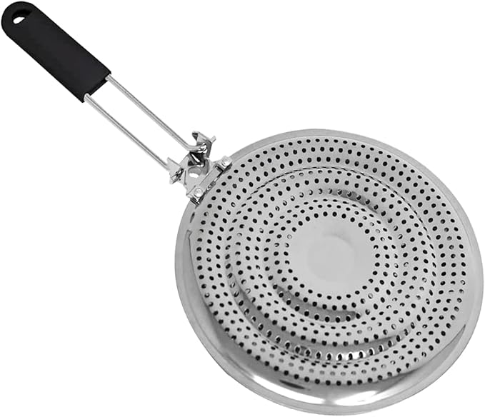 BNYD Heat Diffuser Plate for Gas & Electric Stove – Simmer Ring & Flame Reducer for Even Heat Distribution, Scorch Prevent...