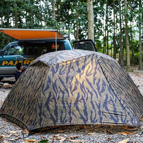 Hill Zero Camping Tent CAMO Backpacking Tent, Scout Portable Ultralight 3 Season Tent Waterproof for 2 Person Hiking, Moun...