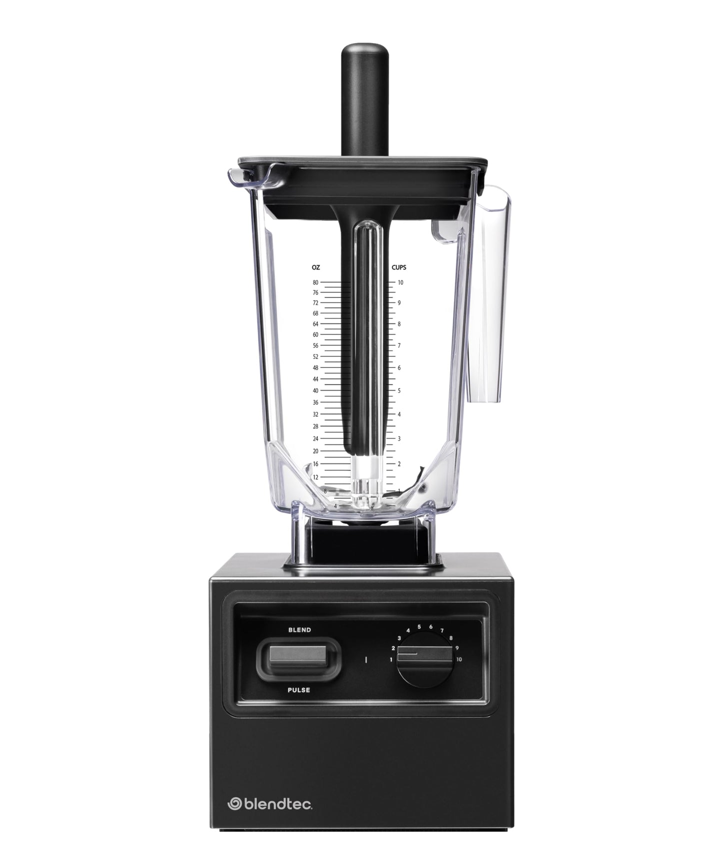 Blendtec Chef Blender with large capacity 110oz total capacity blending jar – Commercial back of house versatility and durability with tamper - Black