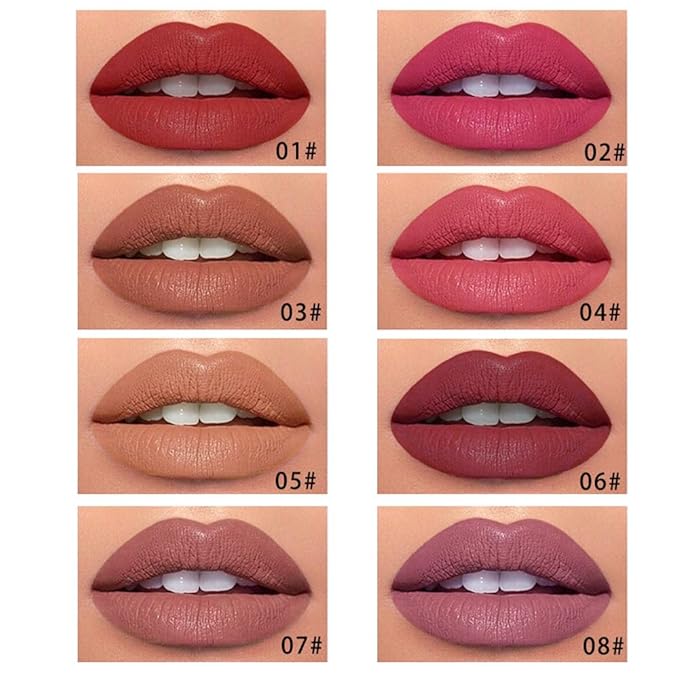 Kaely 3Pcs Dark Red Pink Rose Pink Longwear Liquid Lip Liner Waterproof, 24 Hour Long Lasting Lip Liner Stain Marker Pen, 2-in-1 Matte Semi Permanent Lipliner & Lipstick, 01+02+04