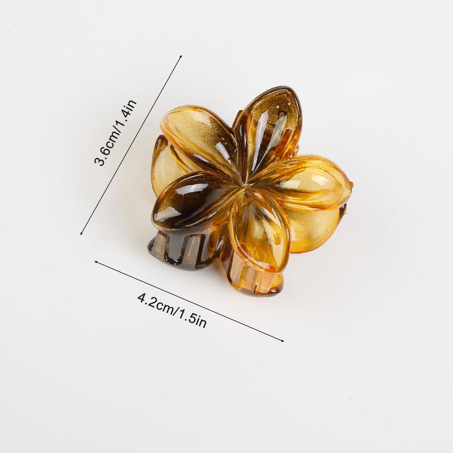 6 Pcs Small Flower Hair Claw Clips for Women, Cute Hair Claw Clips for Womens Hair Hawaiian Flower Non Slip Hair Barrettes Hair