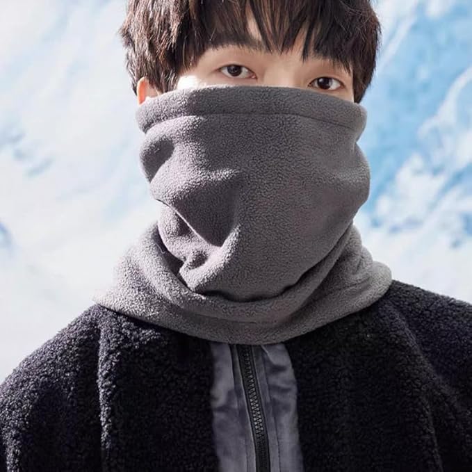 Winter Neck Scarf Warm Windproof Polar Fleece Men's Women Outdoor Sport Skiing Keep Warm Cold Face Cover Neck Gaiter