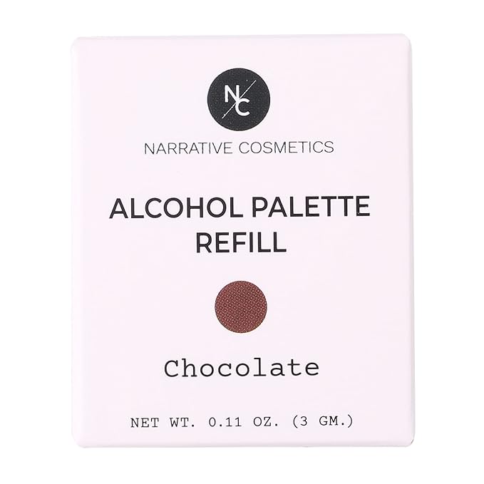 Narrative Cosmetics Alcohol Palette Refill Pans - Skin Tones - Chocolate