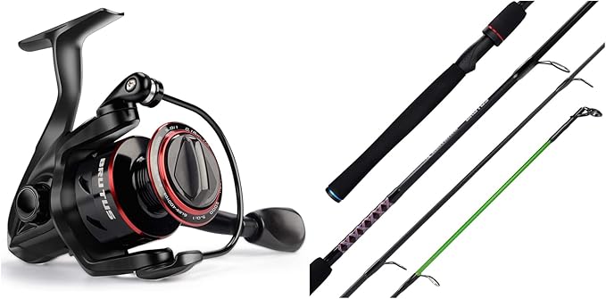KastKing Brutus Spinning Reel,Size 5000 Fishing Reel, KastKing Brutus Fishing Rods, Spinning Rod 7ft -Medium Heavy - Fast-...