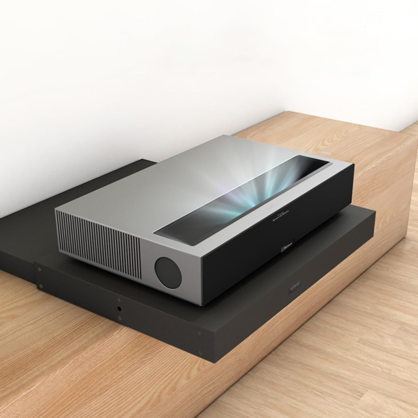 NothPJ NothingProjector Motorized Sliding Tray for Ultra Short Throw Projector, Intelligent Slider for UST Laser TV | Extend to 150" | Automatically Retractable Telescopic | Syncs Projector's Power