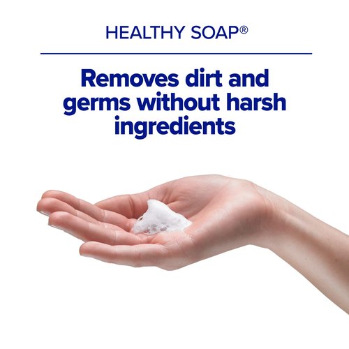PURELL Brand HEALTHY SOAP Mild Foam CS6 Starter Kit, 1-1200 mL Brand Healthy SOAP Mild Foam Refill + 1 CS6 Graphite Automatic Soap Dispenser (Pack of 1) – 6574-1G - Manufactured by GOJO, Inc.