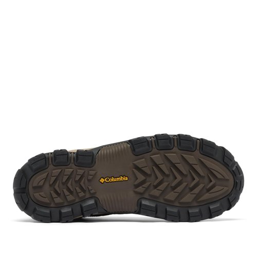 Columbia Mens Transverse Waterproof Hiking Boot, Cordovan/Golden Yellow, 11