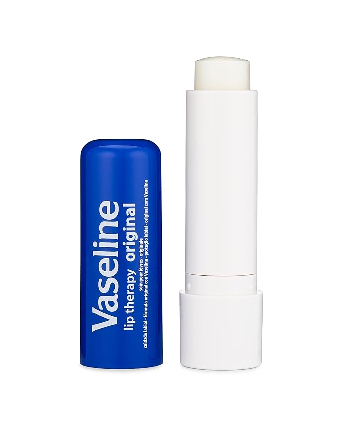Vaseline Lip Therapy Care Original, Fast-Acting Nourishment, Ideal for Chapped, Dry, Cracked, or Damaged Lips, Lip Balm, 2-Pack of 2, 0.16 Oz Each, 4 Lip Balms