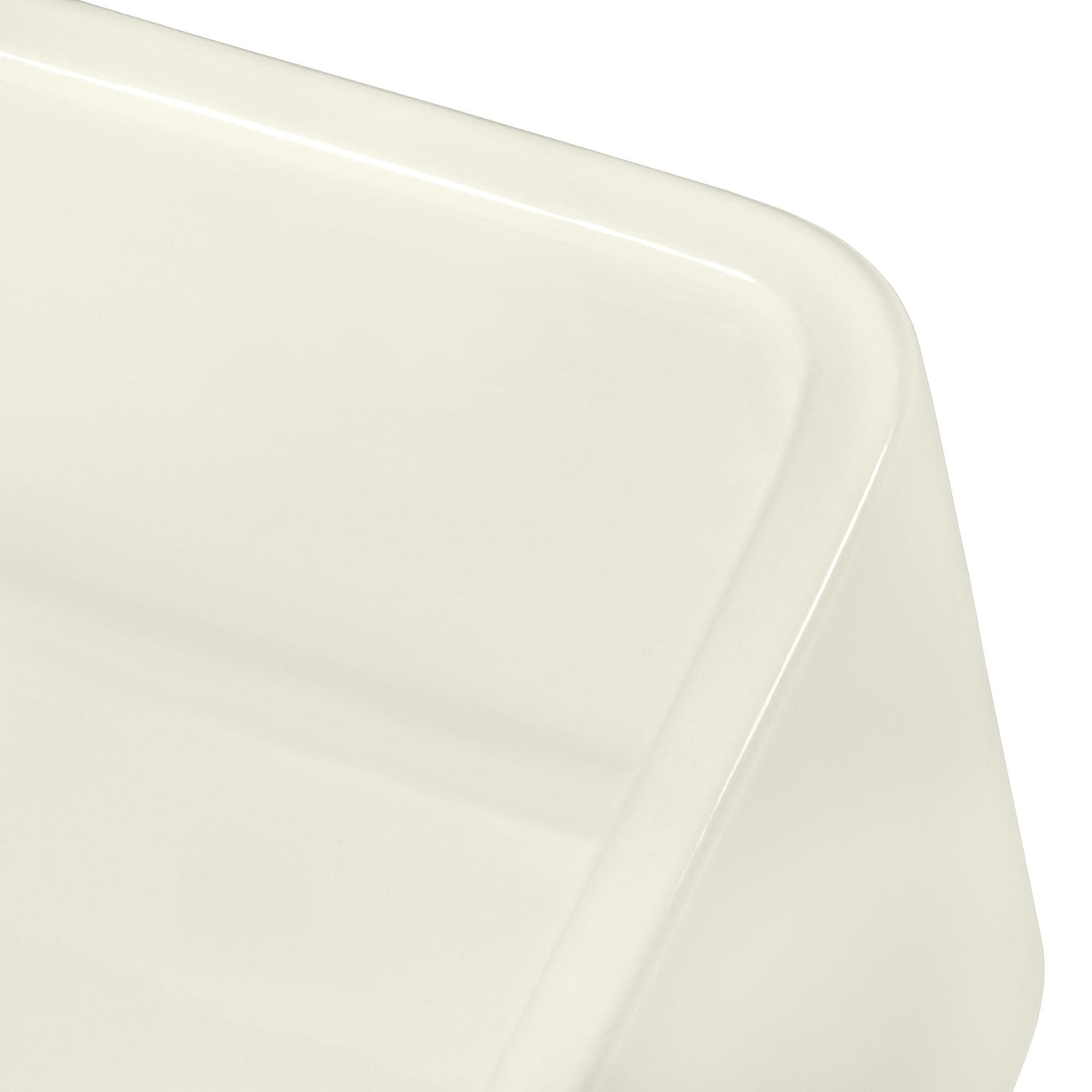 Ruvati 30 x 20 inch Fireclay Reversible Farmhouse Apron-Front Kitchen Sink Single Bowl - Biscuit - RVL2100BS